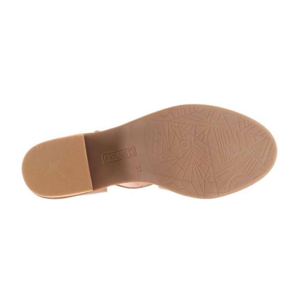 Pikolinos Womens Blanes Brown Ankle Strap Heels Size 7 Medium (B, M) - Picture 4 of 4